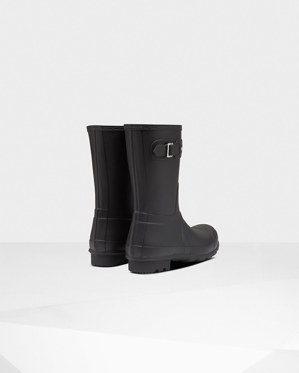 Botas de Lluvia Cortas Hunter Hombre - Original Insulated - Negros - HGEOWQR-80